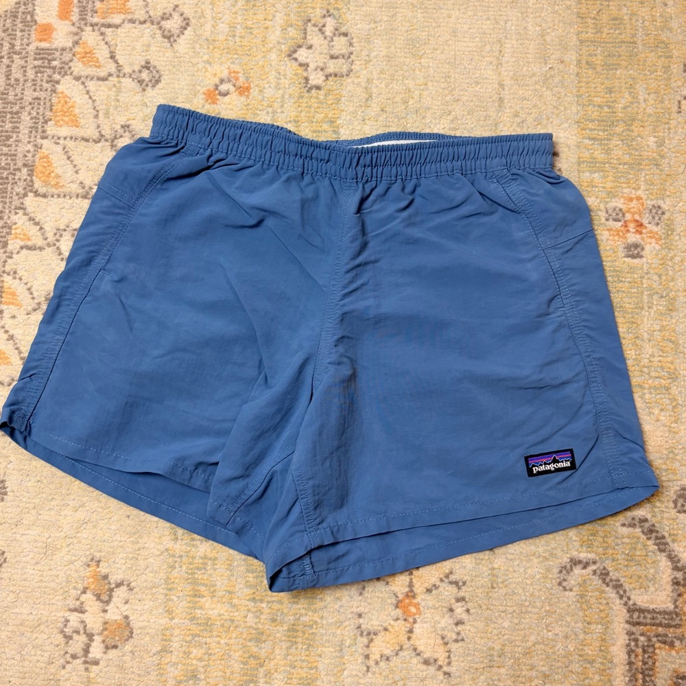 Patagonia Baggies Shorts Womens XS Blue Nylon Water Hiking 4" inseam